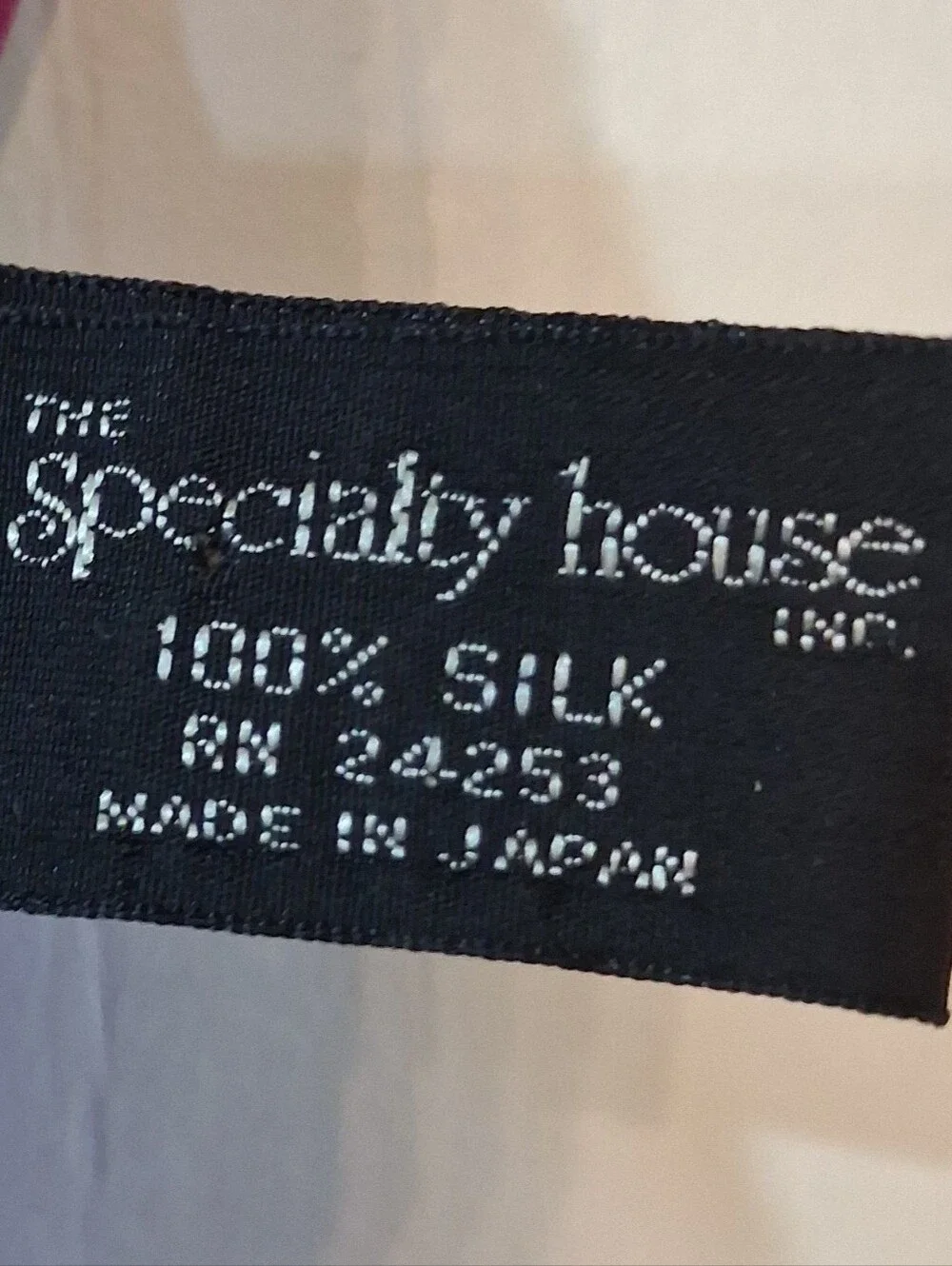The Specialty House Vintage 100% Pure Silk Square Scarf 31x31